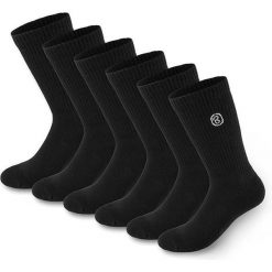 BRUBAKER skarpety sportowe 6 par unisex oddychające retro - Czarny. Białe skarpetki X2, bez wzorów. Za 122.99 zł.