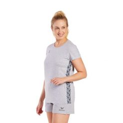 Koszulka T-shirt Erima Essential Team w kolorze szarym. Szare t-shirty Erima, bez wzorów, z bawełny, eleganckie, bez kołnierzyka, bez ramiączek. Za 234.99 zł.