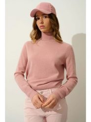 AUTHENTIC CASHMERE Kaszmirowy sweter "Eileen" w kolorze jasnoróżowym rozmiar: M. Różowe swetry AUTHENTIC CASHMERE, na lato, m, bez wzorów, z kaszmiru, bez ramiączek. Za 348.90 zł.