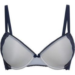 Biustonosz usztywniany bonprix matowy srebrny - ciemnoniebieski. Biustonosze marki bonprix. Za 32.99 zł.