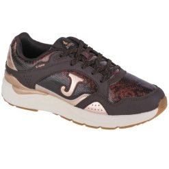 Buty sportowe Sneakersy damskie, Joma C.6100 Lady 2224. Brązowe buty treningowe Joma, bez wzorów, z materiału, przed kostkę, bez zapięcia, trekkingowe. Za 99.99 zł.