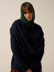 Just Cashmere Kaszmirowy szal-koło w kolorze granatowym - 65 x 50 cm rozmiar: onesize. Niebieskie szaliki i kominy Just Cashmere, bez wzorów, z kaszmiru. Za 304.99 zł.