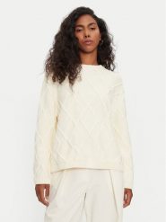 Gant Sweter 4805252 Écru Regular Fit. Swetry Gant, xs, bez wzorów, z bawełny, bez ramiączek. Za 349.99 zł.