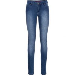 Dżinsy SKINNY bonprix niebieski "stone”. Jeansy marki bonprix. Za 59.99 zł.