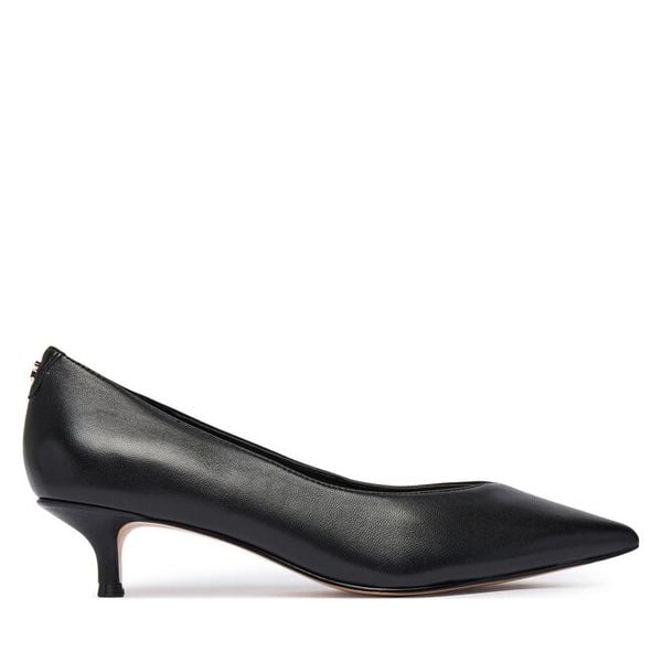 Czółenka Guess. Czarne czółenka Guess, z aplikacjami, bez obcasa, bez zapięcia. Za 634.99 zł.