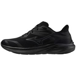 Buty do biegania Mizuno Enerzy Runnerz. Czarne buty do biegania Mizuno, bez wzorów, z materiału, bez zapięcia, do biegania. Za 289.99 zł.