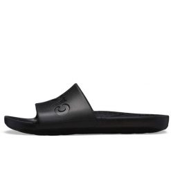 Kapcie Crocs Crocs Slide Dorosłych. Czarne kapcie Crocs, bez wzorów, z materiału. Za 251.00 zł.