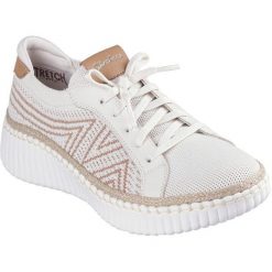 Buty sportowe damskie Skechers Wilshire Blvd Bellevue. Brązowe buty treningowe Skechers, bez wzorów, bez zapięcia, na fitness i siłownię. Za 490.00 zł.