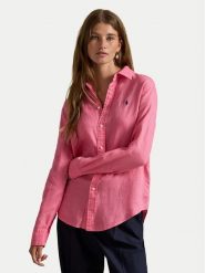 Polo Ralph Lauren Koszula 211970730504 Różowy Regular Fit. Czerwone koszule Polo Ralph Lauren, xl, bez wzorów, ze lnu, bez kołnierzyka, bez ramiączek. Za 819.99 zł.