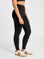 Damskie legginsy Hummel Hiit Intensity. Czarne legginsy Hummel, bez wzorów, z elastanu, klasyczne. Za 336.00 zł.