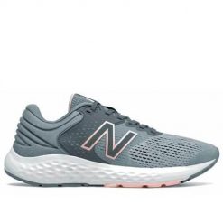 Buty do biegania damskie New Balance 520. Szare buty do biegania New Balance, bez wzorów, z materiału, bez zapięcia, do biegania. Za 433.00 zł.