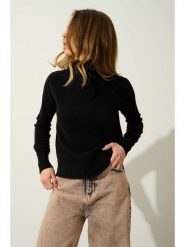 AUTHENTIC CASHMERE Kaszmirowy golf "Cassy" w kolorze czarnym rozmiar: M. Czarne swetry AUTHENTIC CASHMERE, m, bez wzorów, z kaszmiru, bez ramiączek. Za 293.59 zł.