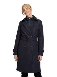 Betty Barclay Płaszcz zimowy w kolorze granatowym rozmiar: 38. Niebieskie płaszcze Betty Barclay, na zimę, bez wzorów, z puchu, bez kaptura. Za 404.99 zł.