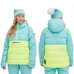 Kurtka kangurka zimowa na narty i snowboard damska. Czarne kurtki narciarskie O'Neill, na zimę, bez wzorów, bez kaptura, narciarskie. Za 299.00 zł.