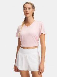 Under Armour Koszulka funkcyjna w kolorze jasnoróżowym rozmiar: M. Różowe t-shirty sportowe Under Armour, m, bez wzorów, z materiału, bez ramiączek, outdoorowe. Za 80.45 zł.