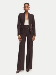 Rinascimento Marynarka CFC0130160003 Brązowy ciemny Slim Fit. Brązowe marynarki i żakiety Rinascimento, m, bez wzorów, z syntetyku, bez ramiączek. Za 944.99 zł.