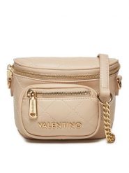Valentino Saszetka nerka Nur Re VBS8G954 Beżowy. Brązowe nerki i saszetki Valentino, bez wzorów, ze skóry, bez dodatków. Za 339.99 zł.