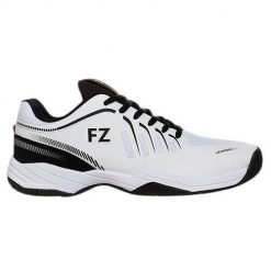 Buty do badmintona dla dorosłych FZ Forza Leander V3. Białe buty treningowe FZ Forza, bez wzorów, z materiału, bez zapięcia. Za 469.99 zł.