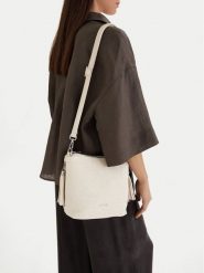 Lasocki Torebka CEO-LSK-X-007-09 Écru. Torebki klasyczne Lasocki, bez wzorów, z materiału, bez dodatków. Za 169.99 zł.