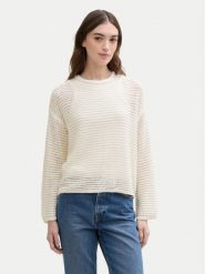 Tom Tailor Denim Sweter 1045610 Écru Loose Fit. Swetry TOM TAILOR DENIM, xxl, bez wzorów, z denimu, bez ramiączek. Za 119.99 zł.