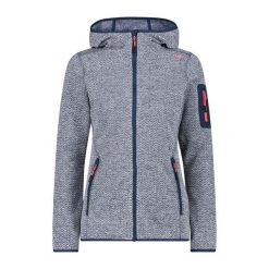 Bluza damska turystyczna CMP 3H19826. Białe bluzy CMP, na zimę, l, bez wzorów, z materiału, bez ramiączek, z kapturem. Za 149.99 zł.