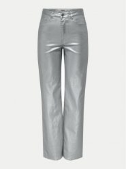 ONLY Jeansy Juicy 15331673 Srebrny Wide Leg. Szare jeansy ONLY, m, bez wzorów, z bawełny. Za 129.99 zł.