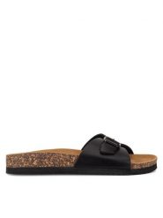 Lasocki Klapki GRD-22010-03 Czarny. Czarne klapki Lasocki, bez wzorów, ze skóry, bez obcasa, bez zapięcia. Za 119.99 zł.