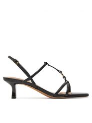 Aldo Sandały Josefina 13740407 Czarny. Czarne sandały Aldo, bez wzorów, ze skóry, bez obcasa, na szpilce, bez zapięcia. Za 159.99 zł.
