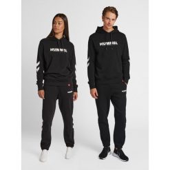 Bluza z kapturem Hummel Legacy Logo. Niebieskie bluzy Hummel, s, bez wzorów, z kapturem, na fitness i siłownię. Za 157.00 zł.