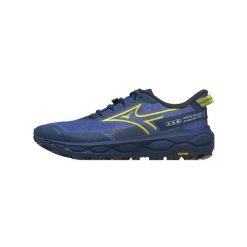 Buty do biegania Mizuno Wave Mujin 11 Bleue. Niebieskie buty do biegania Mizuno, bez wzorów, z materiału, bez zapięcia, do biegania, mizuno wave. Za 629.99 zł.