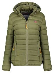 Geographical Norway Kurtka pikowana "Atikolor" w kolorze oliwkowym rozmiar: XXL. Zielone kurtki Geographical Norway, xxl, bez wzorów, bez kaptura. Za 162.11 zł.