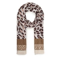 Szal Liu Jo. Brązowe szaliki i kominy Liu Jo, bez wzorów. Za 199.99 zł.