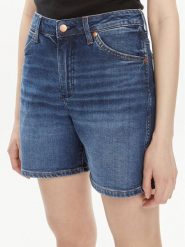 Wrangler Szorty jeansowe Cowboy 112351042 Niebieski Relaxed Fit. Niebieskie szorty Wrangler, bez wzorów, z bawełny. Za 169.99 zł.
