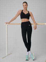 4F Legginsy treningowe szybkoschnące damskie - czarne XS. Czarne legginsy 4f, bez wzorów, biznesowe. Za 179.99 zł.