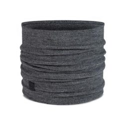 Komin z wełny merino Merino Fleece. Szare szaliki i kominy Buff, bez wzorów, z wełny, sportowe. Za 169.90 zł.
