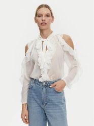 Kontatto Koszula SU500C Biały Regular Fit. Białe koszule Kontatto, m, bez wzorów, z syntetyku, bez kołnierzyka, bez ramiączek. Za 239.99 zł.