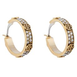 Kolczyki Tory Burch. Żółte kolczyki Tory Burch, złote. Za 799.99 zł.