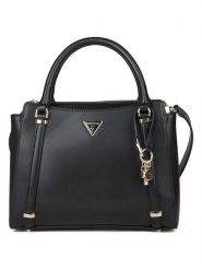 Guess Torebka w kolorze czarnym - 29 x 24 x 10 cm rozmiar: onesize. Czarne torebki klasyczne Guess, z aplikacjami, z materiału, przez ramię, bez dodatków. Za 529.58 zł.