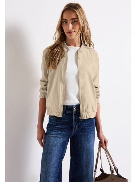 Street One Kurtka w kolorze beżowym rozmiar: 36. Brązowe kurtki Street One, bez wzorów, street, bez kaptura. Za 192.79 zł.