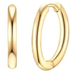 EASTSIDE Kobiety Kolczyki Stal nierdzewna Żółte złoto Kolczyki koła 1 ct Damski. Żółte kolczyki Eastside, pozłacane. Za 139.99 zł.