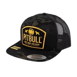 Czapka z daszkiem PitBull Mesh Dogs Flat Snapback Trucker Cap - 629011918900. Czarne czapki z daszkiem PITBULL, bez wzorów, z meshu, sportowe. Za 99.59 zł.