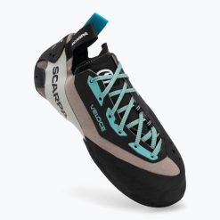 Buty wspinaczkowe damskie SCARPA Veloce L. Szare buty treningowe Scarpa, bez wzorów, z gumy, bez zapięcia, wspinaczkowe. Za 589.99 zł.