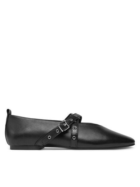 Tommy Jeans Baleriny EN0EN02868 Czarny. Czarne baleriny Tommy Jeans, bez wzorów, z jeansu, bez obcasa, bez zapięcia. Za 235.99 zł.