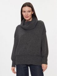 ONLY Sweter 15306541 Szary Relaxed Fit. Szare swetry ONLY, xs, bez wzorów, z syntetyku, bez ramiączek. Za 79.99 zł.