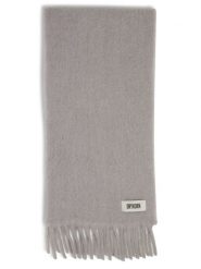 Drykorn szalik z wykończeniem z alpaki - Kasay Kobiety szary, ONE SIZE. Szare szaliki i kominy DRYKORN, z aplikacjami, z wełny. Za 649.95 zł.