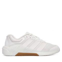 Buty na siłownię adidas. Białe buty treningowe adidas, bez wzorów, bez zapięcia, na fitness i siłownię. Za 569.99 zł.