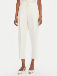 Elisabetta Franchi Spodnie materiałowe PA-094-52E2-V450 Écru Regular Fit. Spodnie materiałowe Elisabetta Franchi, bez wzorów, z materiału. Za 1,939.00 zł.