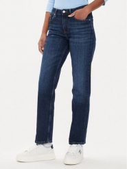 Tommy Hilfiger Jeansy Classic WW0WW42203 Granatowy Straight Fit. Niebieskie jeansy Tommy Hilfiger, bez wzorów, z bawełny. Za 239.99 zł.