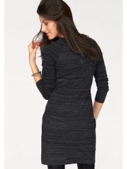 Aniston Sukienka w kolorze antracytowo-czarnym rozmiar: 46. Czarne sukienki Aniston, bez wzorów, bez kołnierzyka, bez ramiączek, mini. Za 112.45 zł.