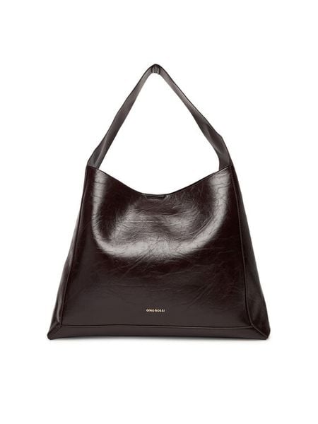 Gino Rossi Torebka C-ZOI-RX8788 Brązowy. Brązowe shopper bag Gino Rossi, bez wzorów, z materiału, bez dodatków. Za 299.99 zł.